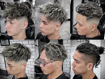 トップバイスリーナイン(TOP by THREE NINE)の写真/【メンズカット+パーマ￥9900】流行のスタイルから毎朝のセットが簡単なスタイルまでお任せ！学生も◎