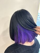 アズール 草加(azule)&nbsp;インナーカラー　紫