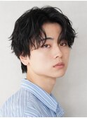 横浜西口フェザーパーマフェザーショートセンターパート20代緩め