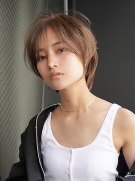 ギークス(GEEKS) 【GEEKS渋谷】ナチュラルショートウルフ/20代30代/秋カラー/小顔