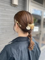 リム(Limb)&nbsp;ミディアム　編み下ろし　お呼ばれヘア