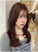 レイヤーカット/ハッシュカット/20代/ウルフ/シャギー