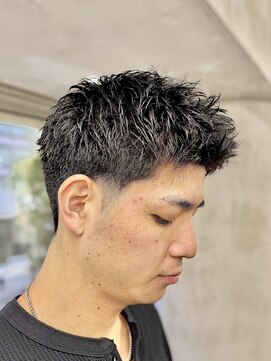 ニコ トウキョウ ロジック(nico TOKYO Logic) 刈り上げアップバングスパイキーショートパーマスパイラルパーマ