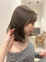 ラヴィズム 長岡店(LUVISM) 韓国/顔周りレイヤー/ダブルカラー/ベージュ/前髪新潟長岡宮関