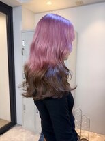 フラム 渋谷(flamme) ◯ピンクとブラウンのグラデーションカラー