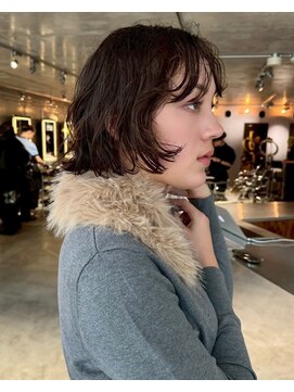 スクリーンギンザメゾン 銀座(SCREEN GINZA MAISON.) 黒髪カタログ/クラゲヘアー/オリーブグレー/銀座