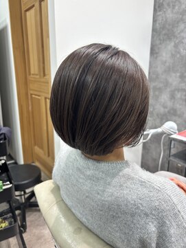 フォンド 津田沼(fond.) 着物ヘア/大人ガーリー/ダークアッシュ/似合わせカット/津田沼