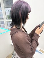 ドルセプラタ(Dulce plata)&nbsp;【kaN.】ハッシュカット×外ハネボブレイヤー×ルーツカラー