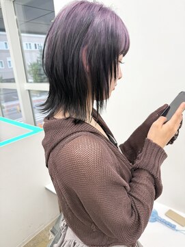 ドルセプラタ(Dulce plata) 【kaN.】ハッシュカット×外ハネボブレイヤー×ルーツカラー