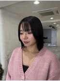 ぱっつん外ハネボブ