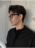 大人男子ヘア黒髪短髪ビジネスヘアショートヘア30代40代