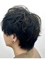ウィールール 白石店(WE RULE)&nbsp;【スパイラルパーマ】メンズパーマ × メッシュハイライト