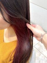 ケンジ 平塚 アネッタ(KENJE annetta)&nbsp;【イヤリングカラー】ワインレッド