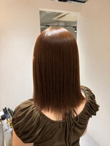 パトゥ 京都四条烏丸(patou)&nbsp;パヤ毛を抑えた艶感ストレートボブ
