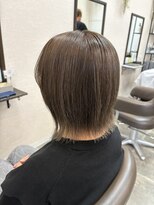 バセット バイ アルター 鎌取店(basset by aL-ter)&nbsp;ハッシュカット/グレージュ/デザインカラー／鎌取