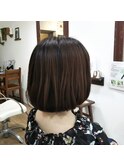 内巻きボブスタイル