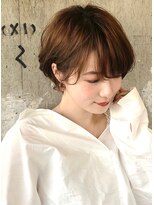 ロビー 表参道(ROBBY)&nbsp;くせ毛風パーマ　大人の丸みショートボブ