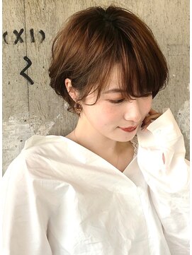 ロビー 表参道(ROBBY) くせ毛風パーマ　大人の丸みショートボブ