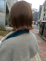 ヘアーメイクオズ(hair make O/S) ヘアメイクオズ＆照井宗明　切りっぱなしボブ