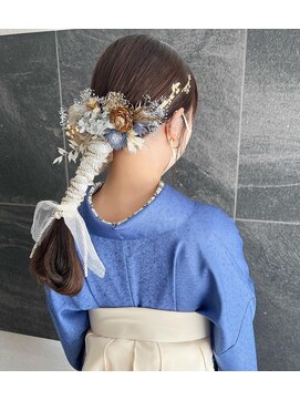 エンタリティリット(entality lit) 【entality　lit】和装ヘア×ポニーテールarrange