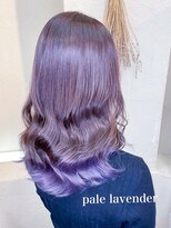 ミシェリー(misherry)&nbsp;小顔くびれヘア似合わせカットラベンダーカラーデザインカラー