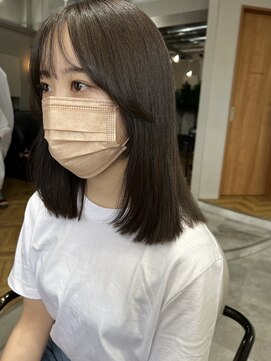 ボタン ハカタ(VOTAN hakata) 【YU_KA】オリーブベージュ＋鎖骨ロブ