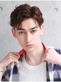 ムーディセミウェットパーマ×ワイルド上げ流しスタイル