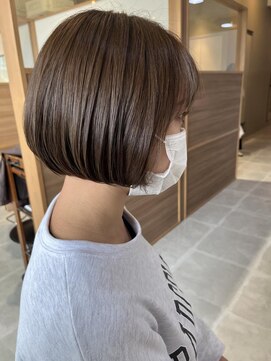 スーリール 箱崎店(Sourire) ミニボブ グレージュ