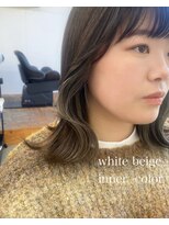 シキ(SHIKI) white beige inner