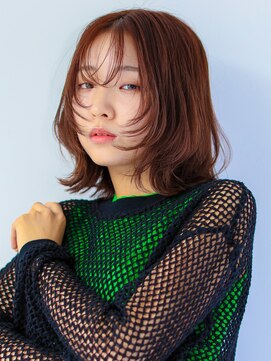 ヘアサロン ガリカ 表参道(hair salon Gallica) 【miko】韓国風レイヤーボブ/顔周りレイヤー/マロンベージュ