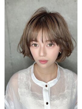 リークフー(Ree cu fuu) 10代20代30代40代50代前髪　王道ショートボブ　藤沢