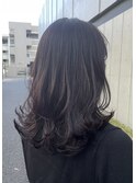 ＊ミディアムウルフレイヤーカット！くびれミディアムレイヤー