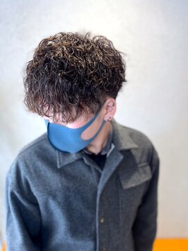 髪工房ケンズ 上新庄(髪工房ken's) マッシュパーマ