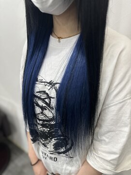 プルエクステのお店ネクスト(NEXT) #プルエクステ #BLUE #インナーカラーエクステ #可愛い