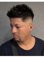 クフィア メンズヘアー カンポ 天王寺店(CUFFIA MEN'SHAIR CAMPO)&nbsp;ジェットモヒカン×スキンフェード／ベリーショート