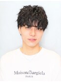 ナチュラルショートマッシュスパイラルパーマ