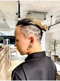 men'sスパイダーウェブメンズマンバンヘア