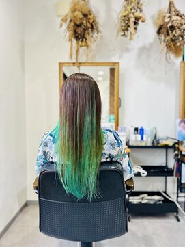 ヘアーデザイン ピニック(hair design P2C) インナーカラー