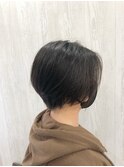 前下がりショートボブ【TELA HAIR大網】