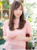 インナーカラー斜めバングフレンチガーリーc6川口20代30代40代
