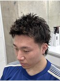 【スパイキーショートウルフパーマ】