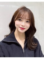 レイリー 原宿 表参道(Rayreee)&nbsp;小顔似合わせシースルーバング/くびれミディアム