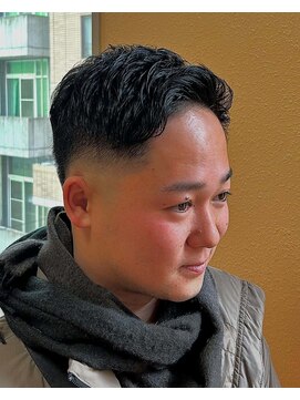 アレアル 広島並木通り店(ALEAR) アップバングショート×フェードカット