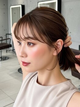 個室型美容室 グルグル 表参道店(GULGUL)の写真/自分史上1番の"顔周りカット&前髪カット"をdesign*コンプレックスを魅力に変えるフロントデザイン*[表参道]