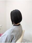 前下がりボブ☆髪質改善カラー