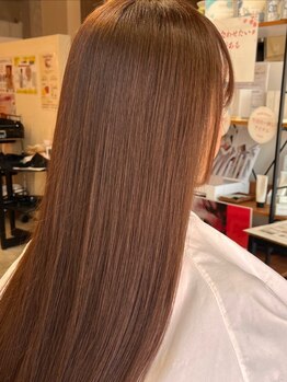 ルッテ(HAIR MAKE Lutte)の写真/髪質改善にこだわり有り！オリジナルの熱で加工しない髪質改善メニューを実現◎