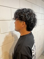 アルゴ 茅ヶ崎(ARUGO)&nbsp;サーフカールメンズ/ブルーブラック/スペインカール