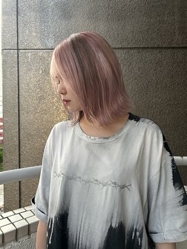 イエナ 渋谷(IENA) デザインカラーブロックカラーピンクブラウン