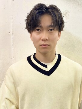 シエン 恵比寿(CIEN) MEN’S HAIR/サーフカール/刈り上げセンターパート/恵比寿