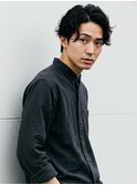 大人男性が好む、自然なパーマスタイル